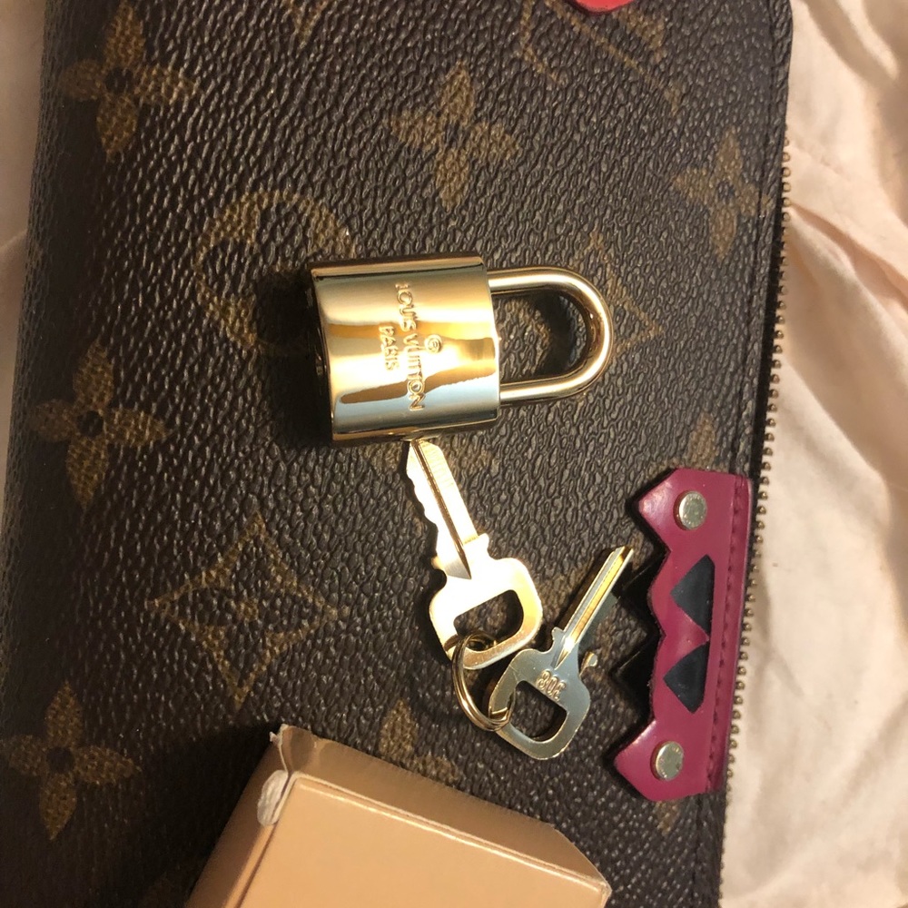 Louis Vuitton lock and key set